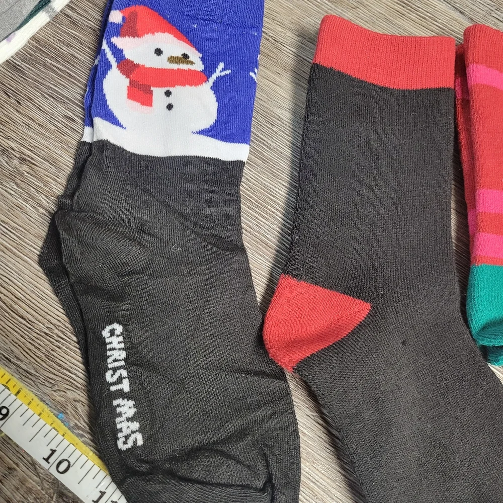 8 Pair New Christmas Socks Women's Rae Dunn‎ A48